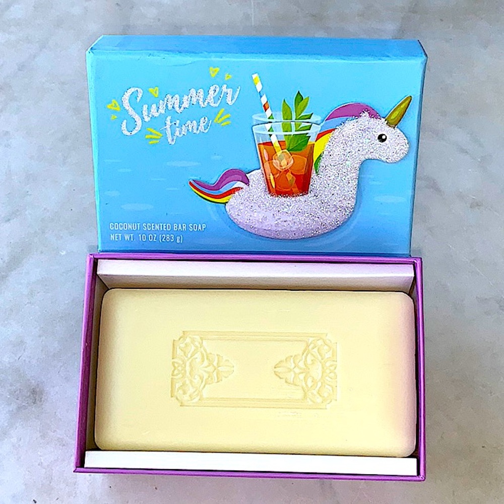 CST COMMONWEALTH SOAPS COCONUT SCENTED BAR SOAP SUMMER TIME 10oz NIB